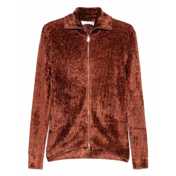 アヤ ミューズ レディース カーディガン アウター Velvet cardigan Brown｜asty