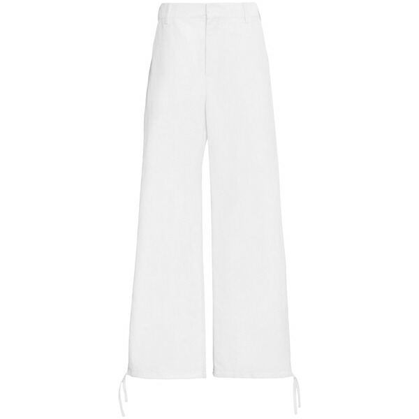 マルニ レディース カジュアルパンツ ボトムス Embroidered-logo straight-leg trousers Pink|asty