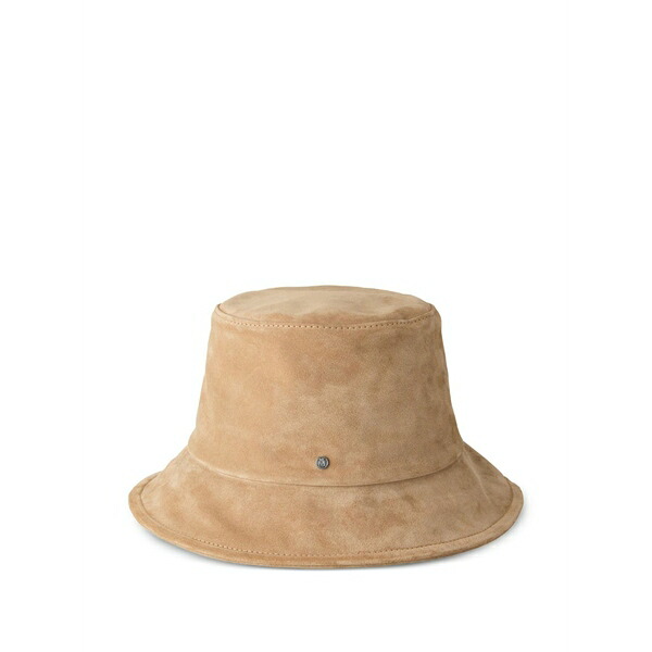 メゾンミッシェル レディース 帽子 アクセサリー Suede bucket hat Brown｜asty