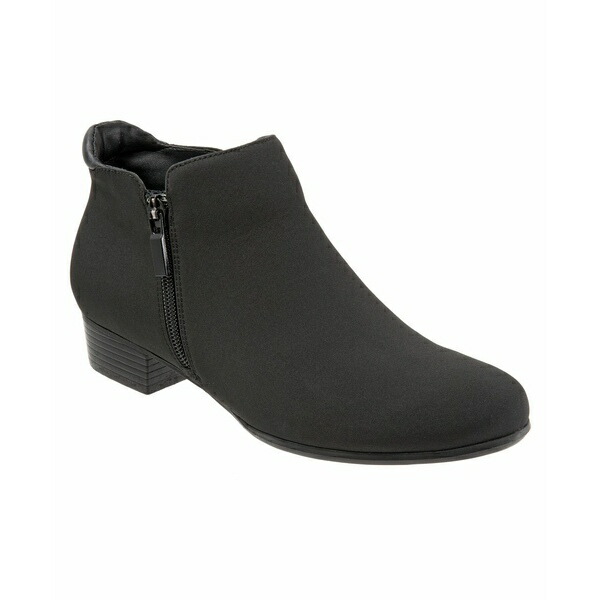 トロッターズ レディース ブーツ シューズ Major Bootie Black Micro画像