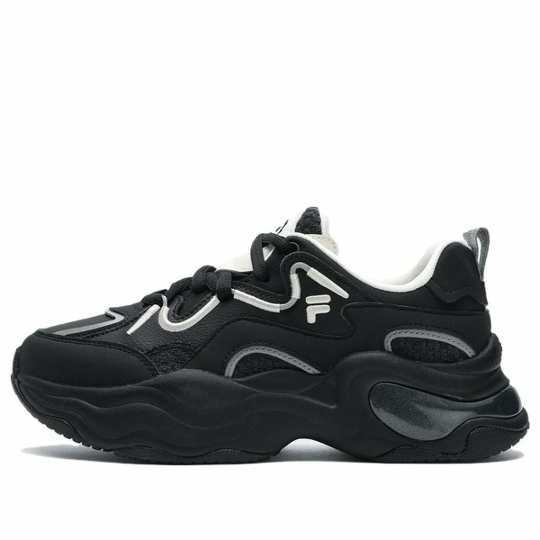 FILA フィラ レディース スニーカー  【(WMNS) FILA FUSION Bubble Platform Black T12W341301FBK】  サイズ US_6.5(23.5cm)