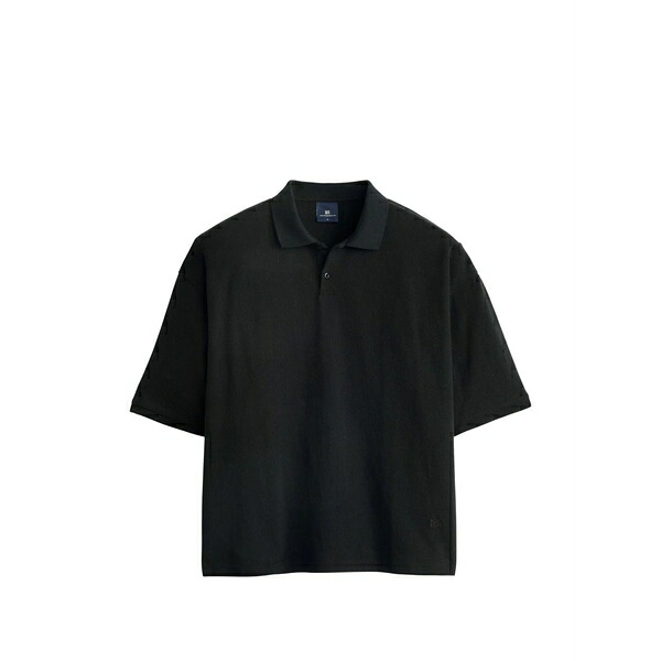 リーヴァイズジーンズ メンズ プルオーバー トップス Blue tab￠￠ cropped polo shirt Black