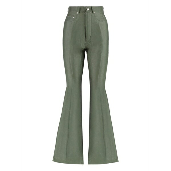 リックオウエンス レディース 心地好いズボン下 ボトムス Pressed-crease trousers  Green
