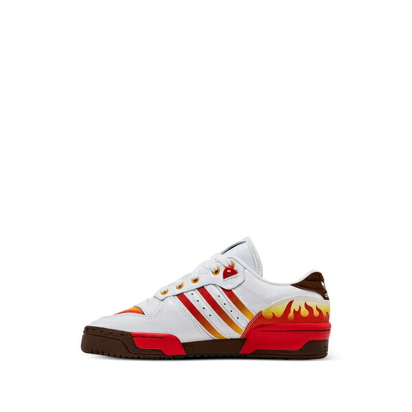 アディダス メンズ スニーカー シューズ X demon slayer rengoku rivalry low flame sneakers White