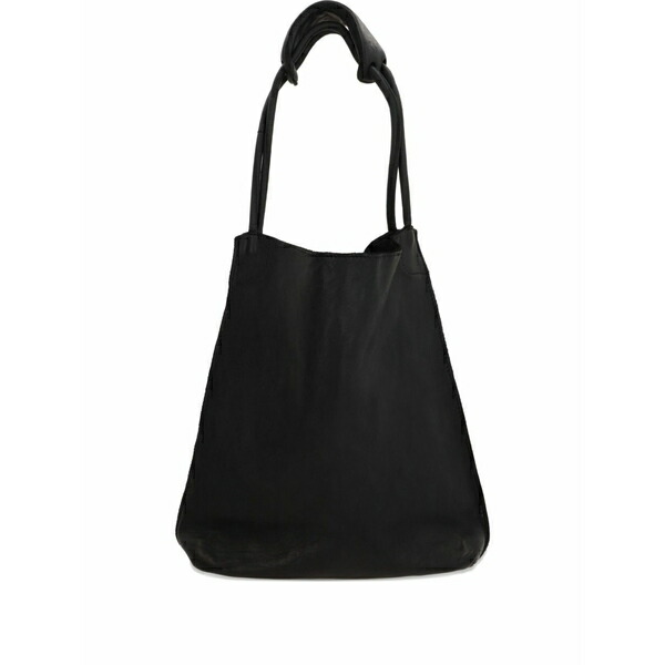 グイディ レディース ショルダーバッグ 御徒面子 Leather shoulder bag Black