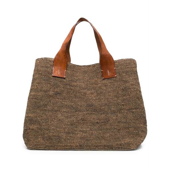 アイビリーブ レディース トートバッグ 御徒面子 Large rio tote bag Brown