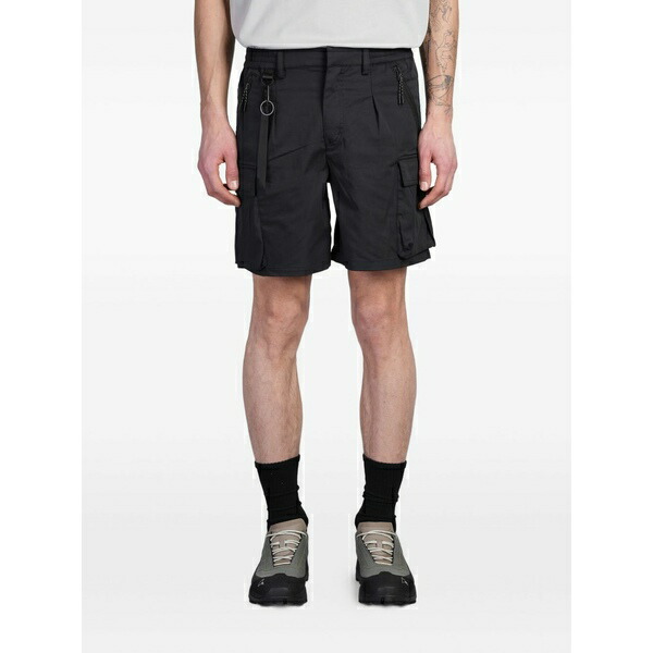 アルファインダストリーズ メンズ 心地よいズボン下 ボトムス Cargo bermuda shorts Black