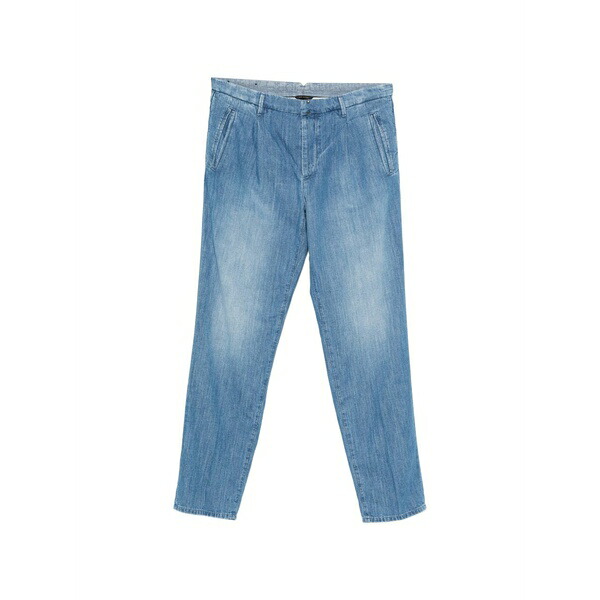 インコテックス メンズ ジーンズズボン下 ボトムス Pleated jeans Blue