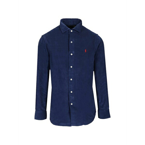 ラルフローレン メンズ シャツ トップス Pony-embroidered shirt Blue｜asty 34,970円