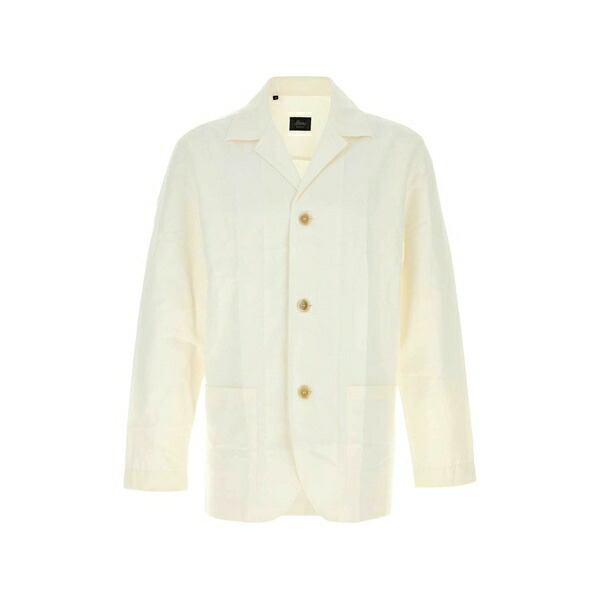 ブリオーニ メンズ 上衣＆上衣 アウター Patch pockets jacket  Neutrals