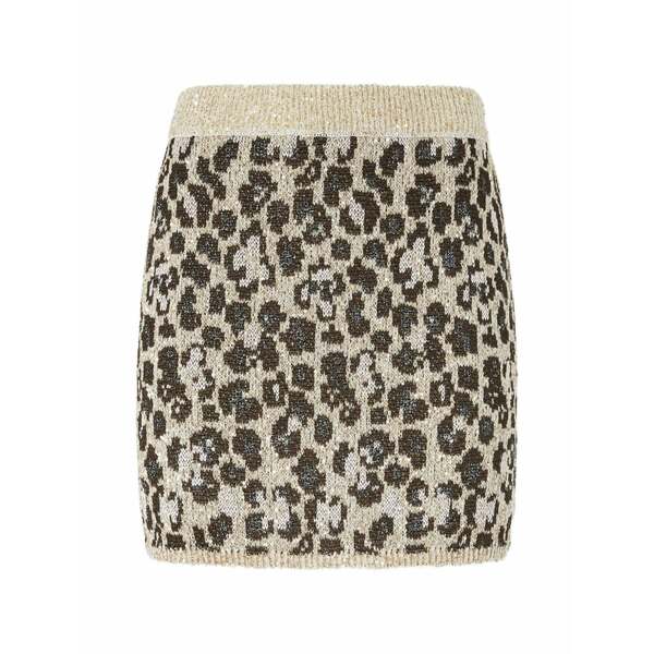ミッソーニ レディース スコート ボトムス Animal-print mini skirt Neutrals