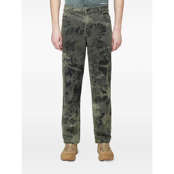 エコーズ・ラッタ メンズ ジーンズズボン下 ボトムス Tie-dye jeans Green