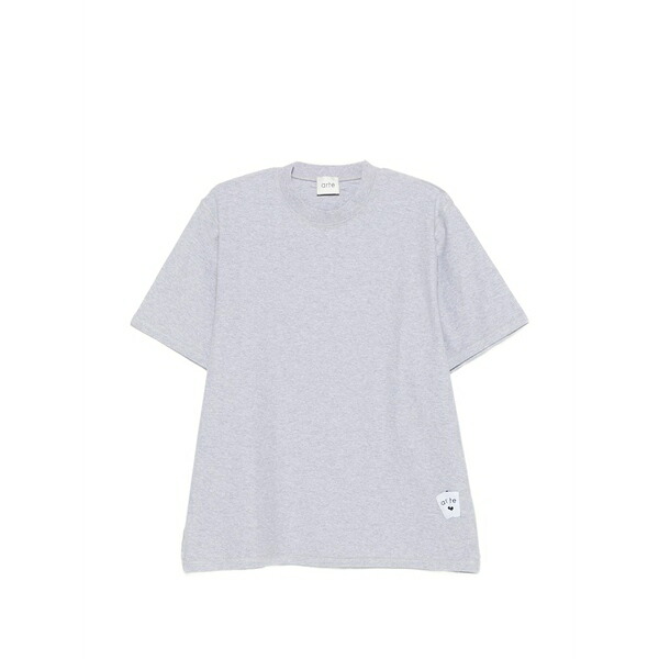 アルテ アンベルス メンズ ティーシャツ トップス Logo t-shirt Grey