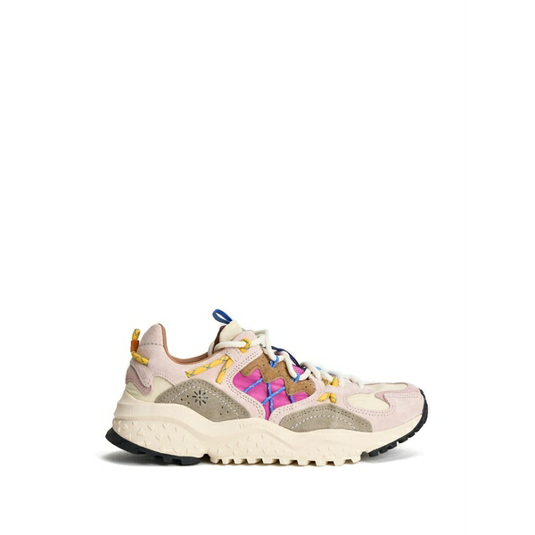 御花お山 レディース スニーカー シューズ Yamabushi floral-appliqu￡ sneakers Pink