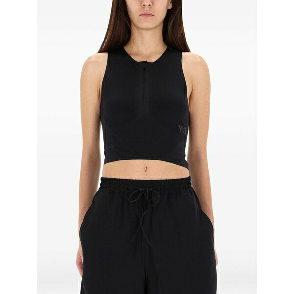ワイスロバート・エドワード・リー レディース カットソー トップス Zip cut-out top Black