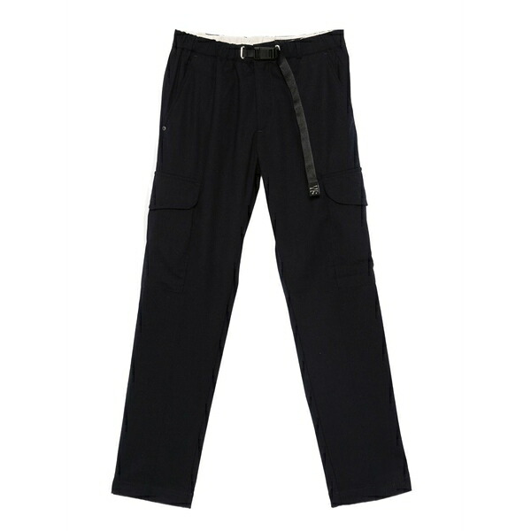 白いこと真砂 メンズ 心地好いズボン下 ボトムス Belted trousers Blue
