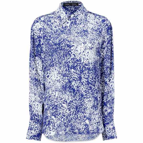 プロエンザショラー レディース プルオーバー トップス Norman abstract-print blouse  Blue