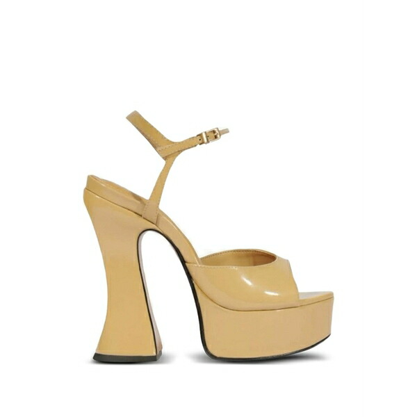 シュッツ レディース サンダル シューズ Luma patent leather sandals Neutrals|asty