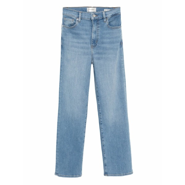 フレーム レディース デニムパンツ ボトムス Le sleek straight jeans Blue｜asty