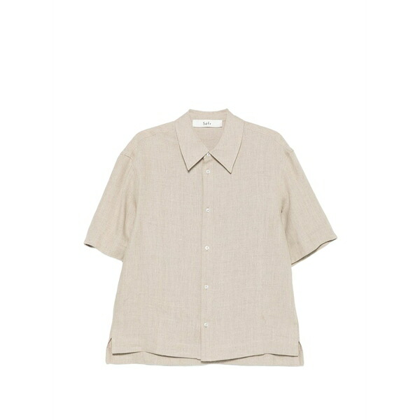 空想科学小説アール メンズ プルオーバー トップス Dao short-sleeve shirt Neutrals