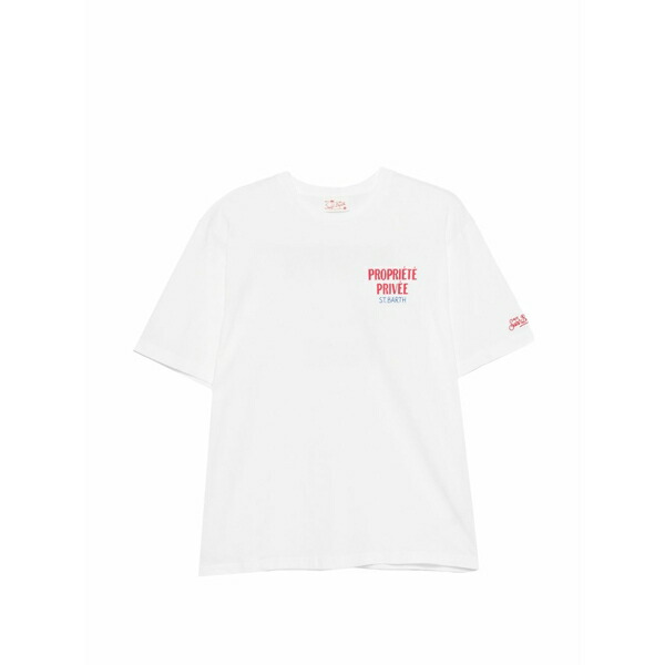エムシーツーセイントバース メンズ ティーシャツ トップス Delmar graphic-print t-shirt White