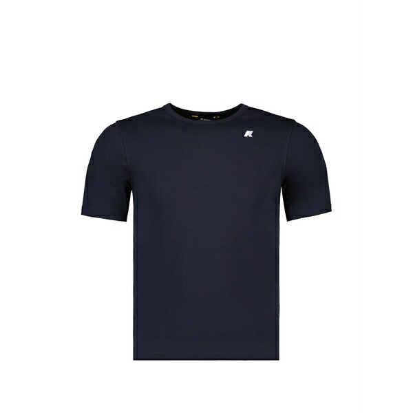 ケイ通い路 メンズ ティーシャツ トップス Logo-detail t-shirt Blue