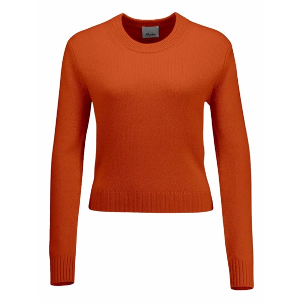 アリュード レディース 編み物\u0026ティーシャツ アウター Crew-neck sweater Orange