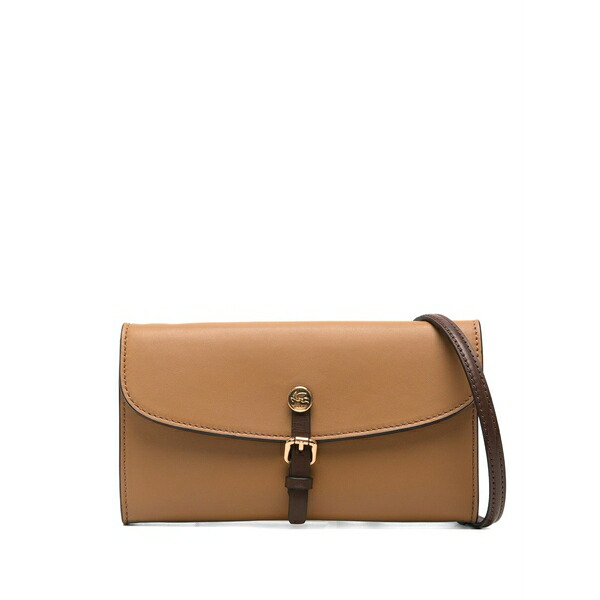 エトロ レディース ハンドバック 御徒面子 Buckle-detail clutch bag  Brown