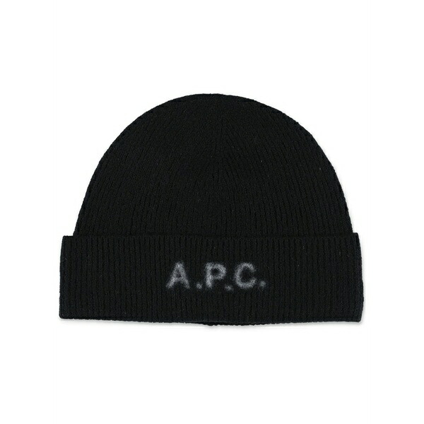 アーペーセー メンズ 鳥打ち帽 付属物 Harry beanie  Black