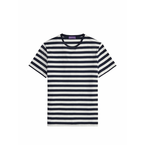 ラルフ・ローレン パープルレーベル メンズ プルオーバー トップス Horizontal-striped t-shirt Blue