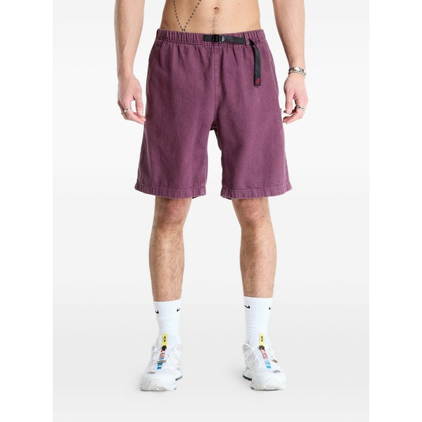 グラミチ メンズ 心地好いズボン下 ボトムス Hemp g shorts Purple