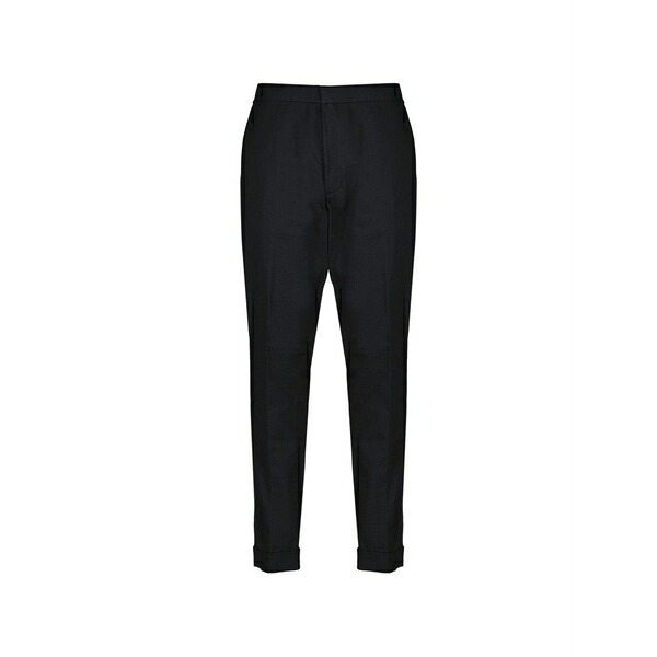 オフィシンジェネレール メンズ カジュアルパンツ ボトムス Joseph seersucker trousers Black｜asty
