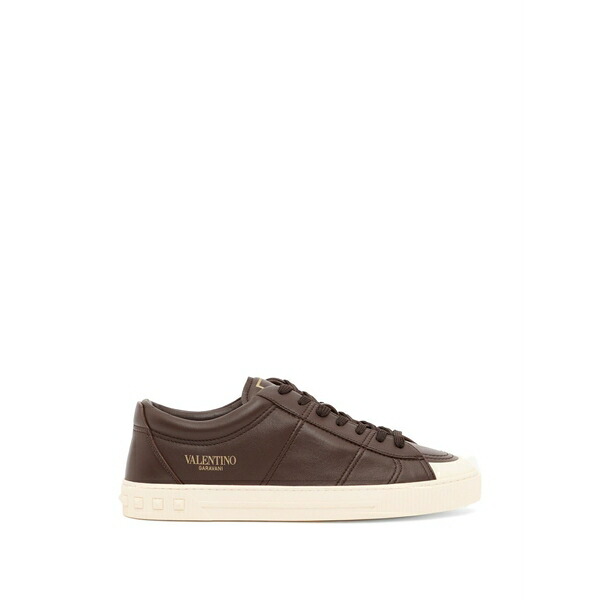 ヴァレンティノ ガラヴァーニ メンズ スニーカー シューズ Cityplanet calfskin sneakers Brown