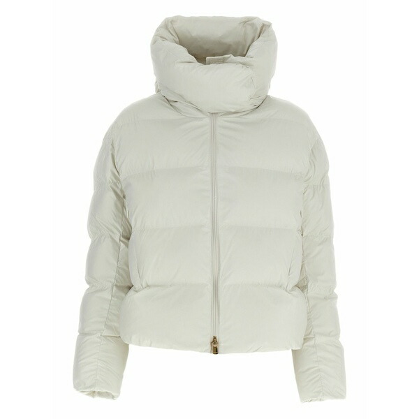 ピンコ レディース 上衣＆上衣 アウター Hoodie padded jacket White
