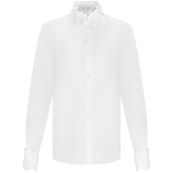 シルヴィア チェラッシ レディース プルオーバー トップス Flower shirt White