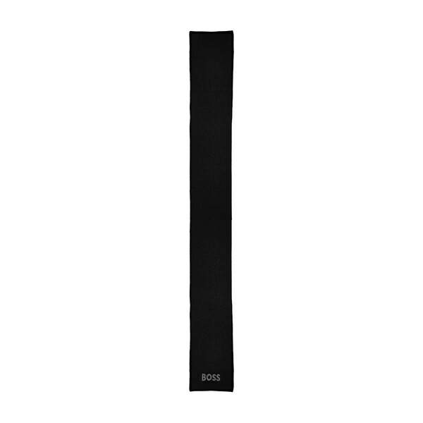 主任者 メンズ えり巻き・袈裟・えり巻き 付属物 Logo-detail scarf Black