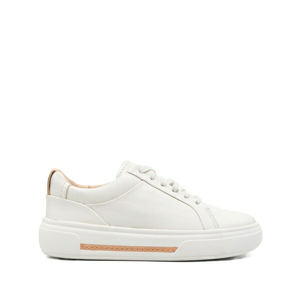 クラークス レディース スニーカー シューズ Hollyhock leather sneakers White