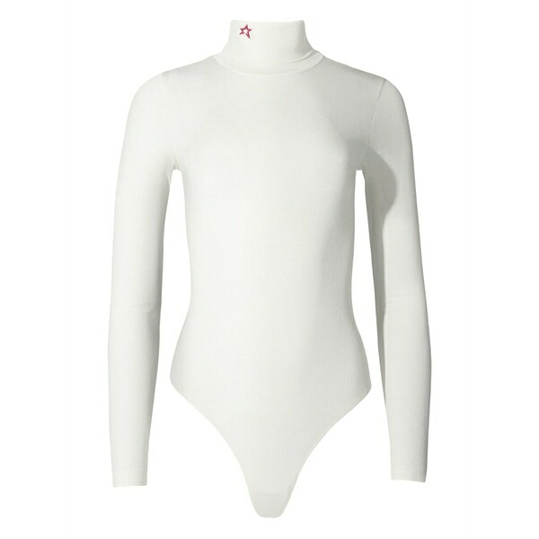 完備したちょっとの間 レディース 編み物\u0026ティーシャツ アウター Long-sleeve star-embellished sweater White