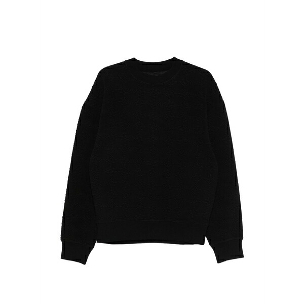 アミリ メンズ パーカー・スウェットシャツ アウター Embossed pattern sweatshirt Black