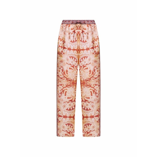 ピエール＝ルイ・マシア メンズ 心地よいズボン下 ボトムス Tapestry-print silk trousers Red