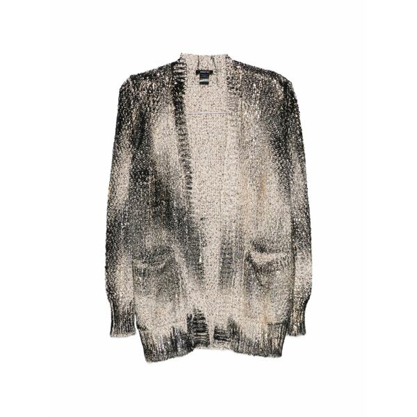 アヴァントワ レディース ジレー アウター Sequin pocket cardigan Neutrals