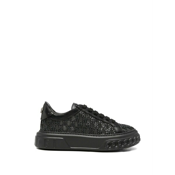 カサディ レディース スニーカー シューズ Lace-up sneakers Black