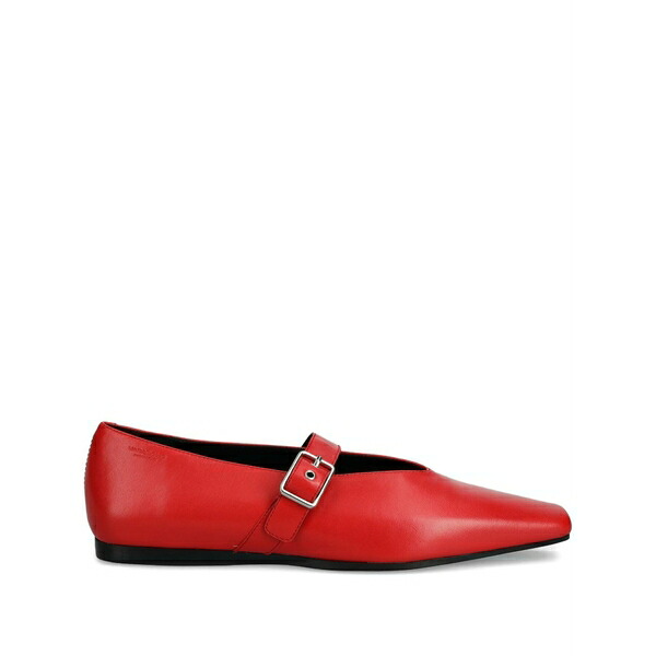 流れ者 レディース サンダル シューズ Wioletta buckle-strap ballet flats Red
