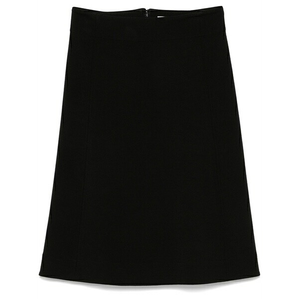 ジル・サンダー レディース スコート ボトムス A-line MIDI skirt Black