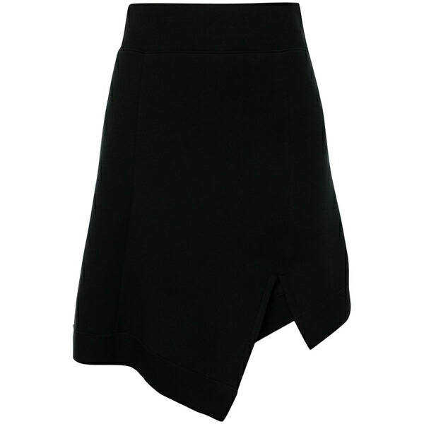 サカイ レディース スコート ボトムス Sponge sweat asymmetric mini skirt  Black