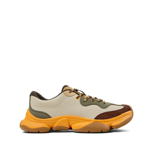 カンペール メンズ スニーカー シューズ Twins lace-up sneakers Neutrals