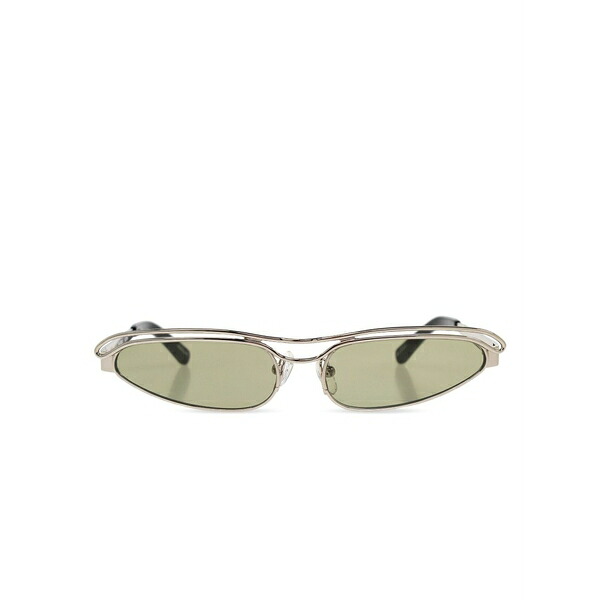 ジ アティコ レディース 黒眼鏡＆アイウェア 添え物 Cat eye-frame glasses Silver