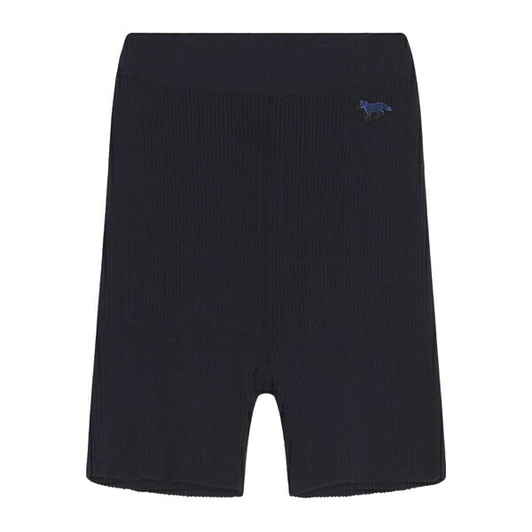 住みか 稲荷 レディース 心地好いズボン下 ボトムス Ribbed shorts Blue