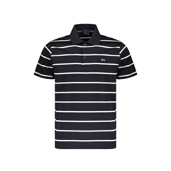 ポールアンドシャーク メンズ スポーツシャツ トップス Striped polo shirt Blue