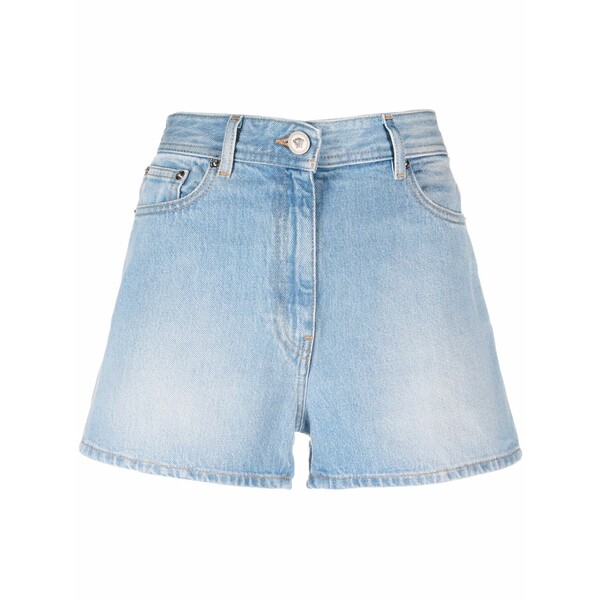 ヴェルサーチ レディース ジーンズズボン下 ボトムス Butterflies denim shorts Blue
